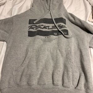 Gray Graphic Hoodie